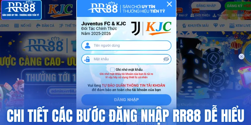 Chi tiết các bước đăng nhập RR88 dễ hiểu