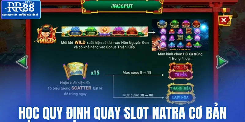 Học quy định quay Slot Natra cơ bản