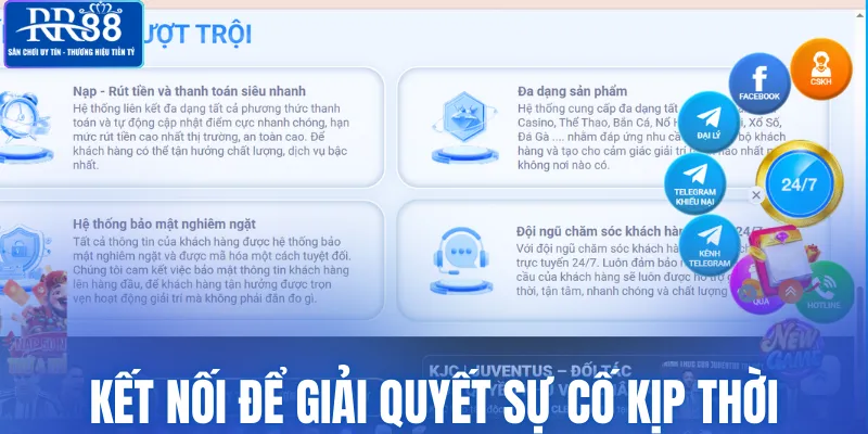 Kết nối để giải quyết sự cố kịp thời