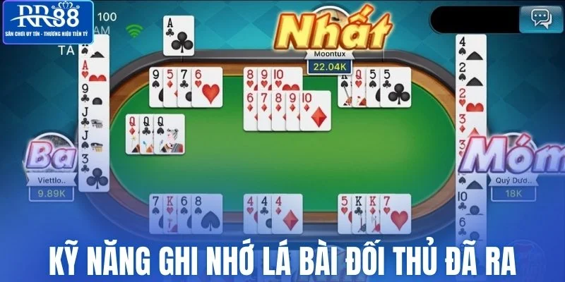 Kỹ năng ghi nhớ lá bài đối thủ đã ra