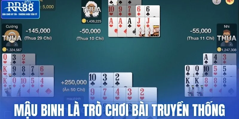 Mậu binh là trò chơi bài truyền thống